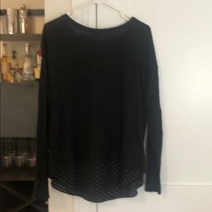 LOFT sweater with shell detailing